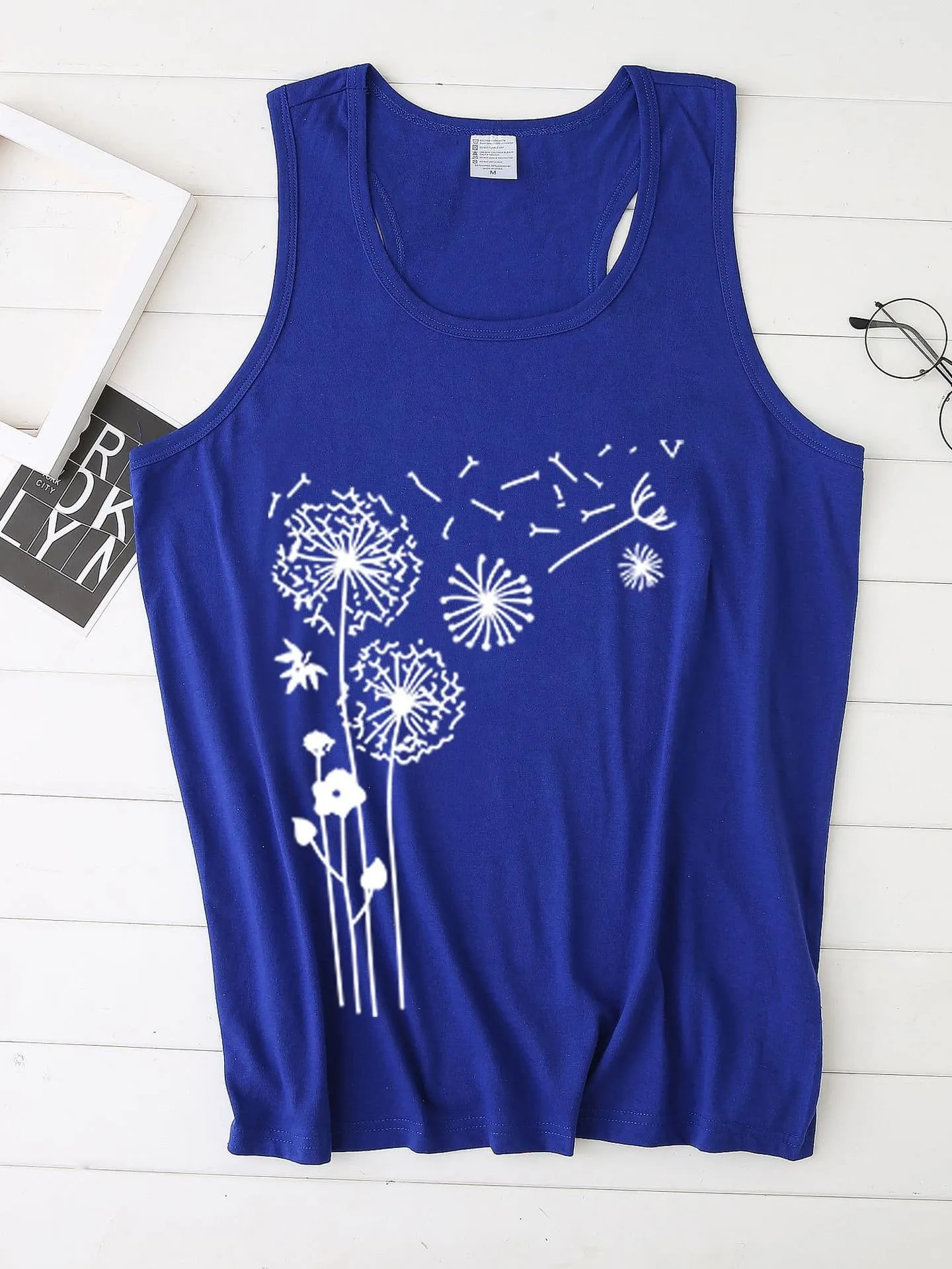 Themeisles Popular Sleeveless Print Loose Tank Top