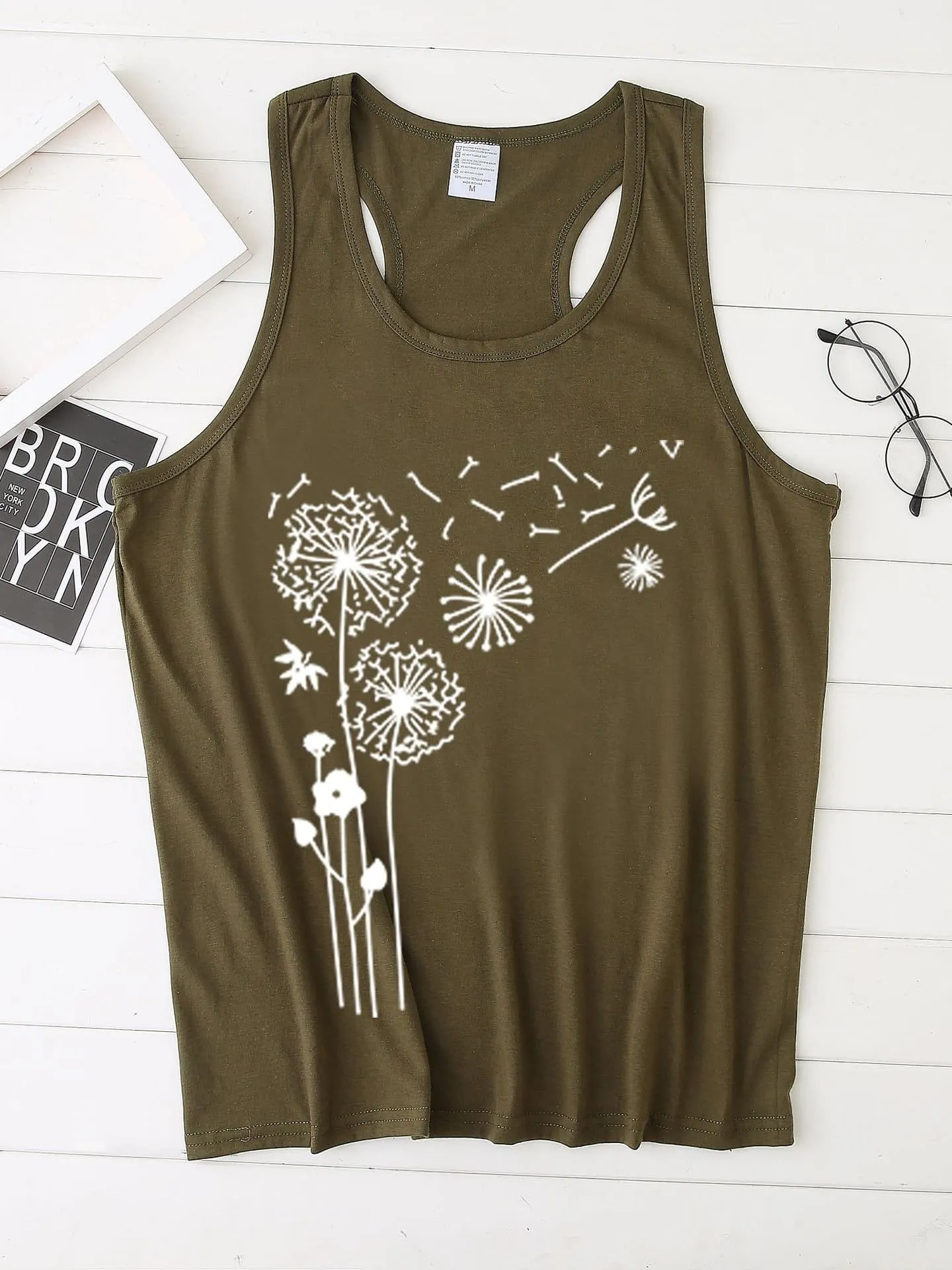 Themeisles Popular Sleeveless Print Loose Tank Top