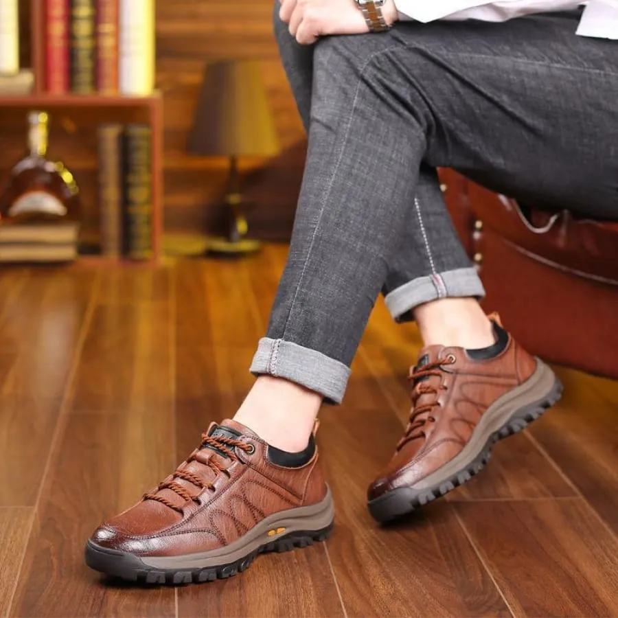 Tênis Masculino de Couro Modern Man