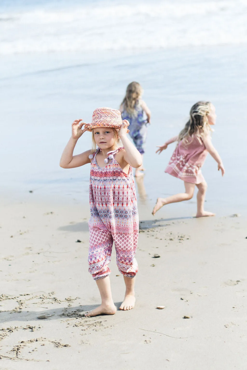 Toddler Girls Floral Pom Pom Jumper | Joya