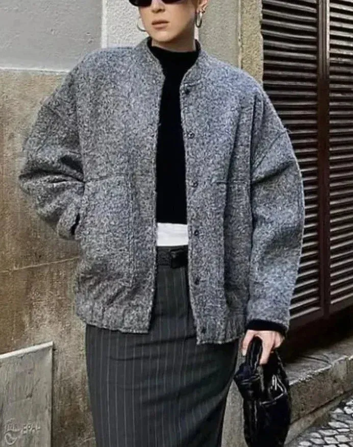 Trendy City Bomber Jacket for Women