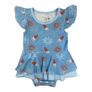 Two Peas Clothing Co Patriotic Pops Mila Romper Dress