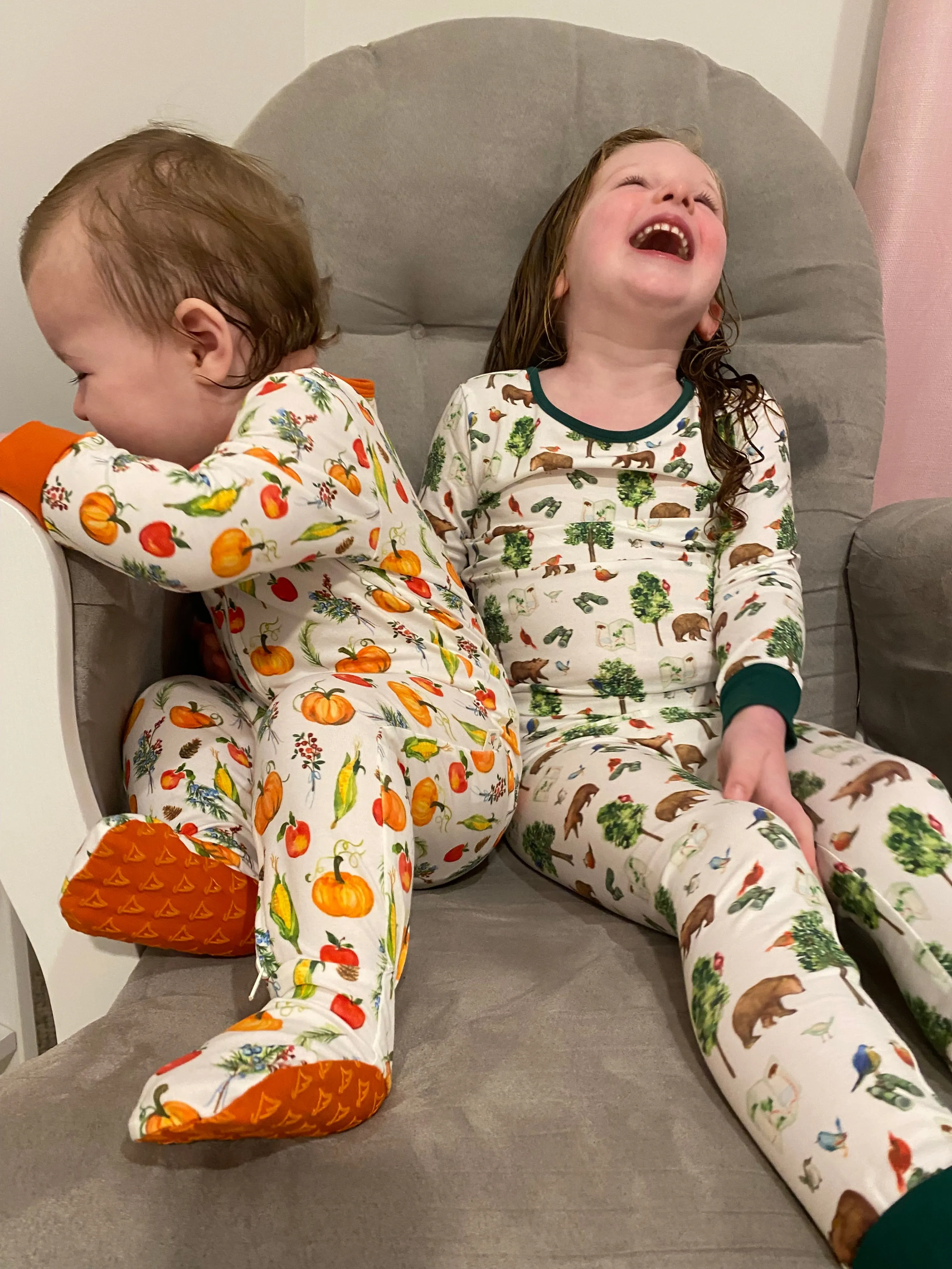 Two-Piece Long Sleeve Toddler Pajamas - Bear Hunt