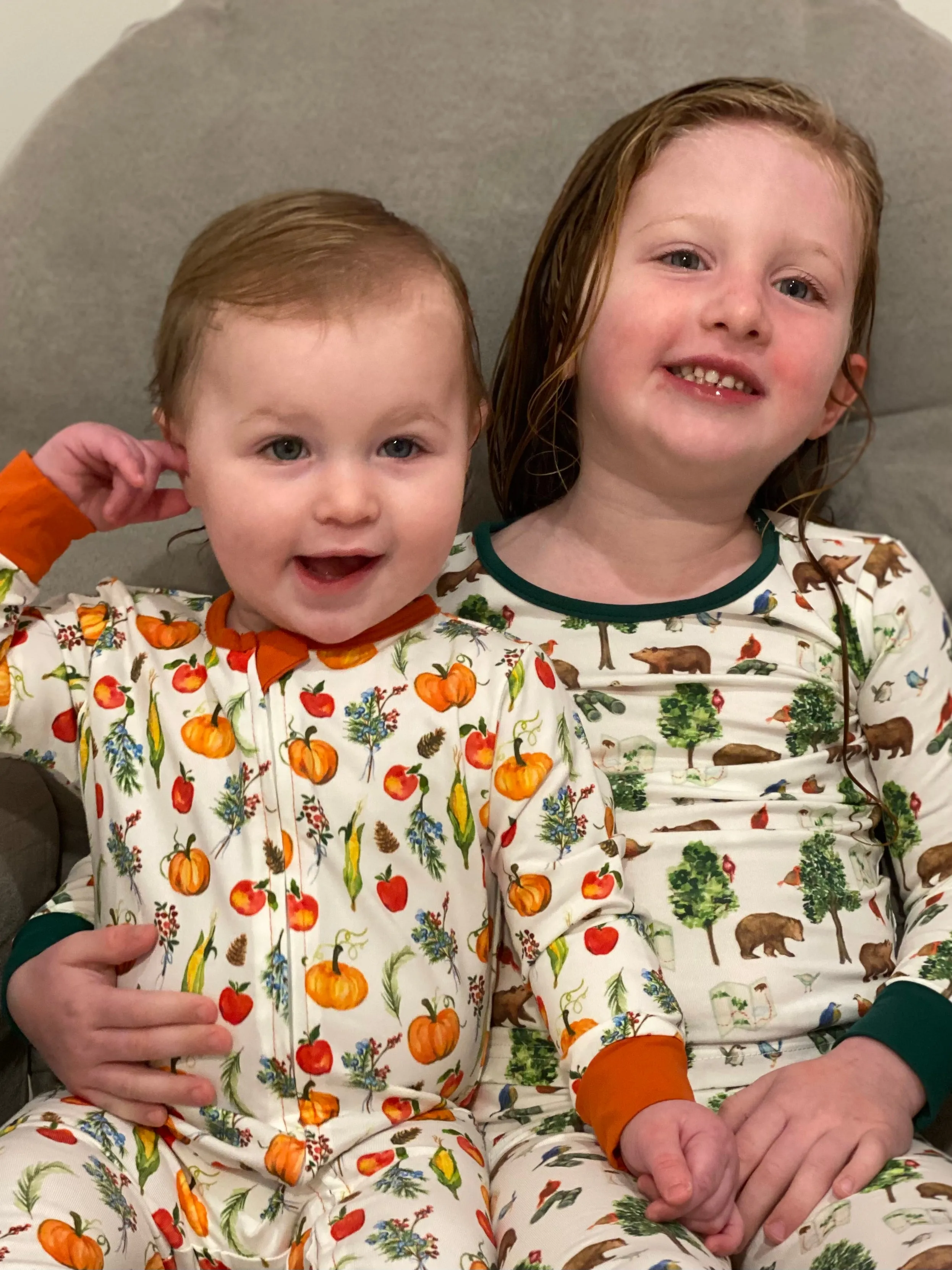 Two-Piece Long Sleeve Toddler Pajamas - Bear Hunt