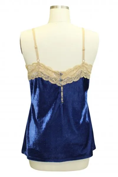 Velvet Dreams Cami - Olympian Blue -