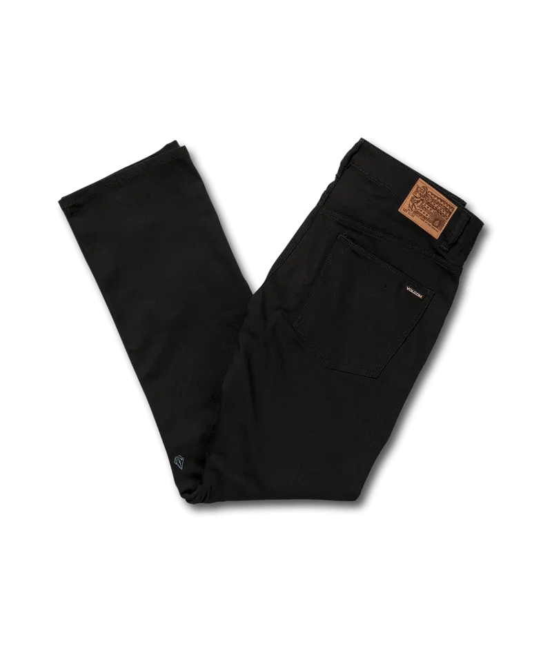 Volcom Solver Denim - Black on Black