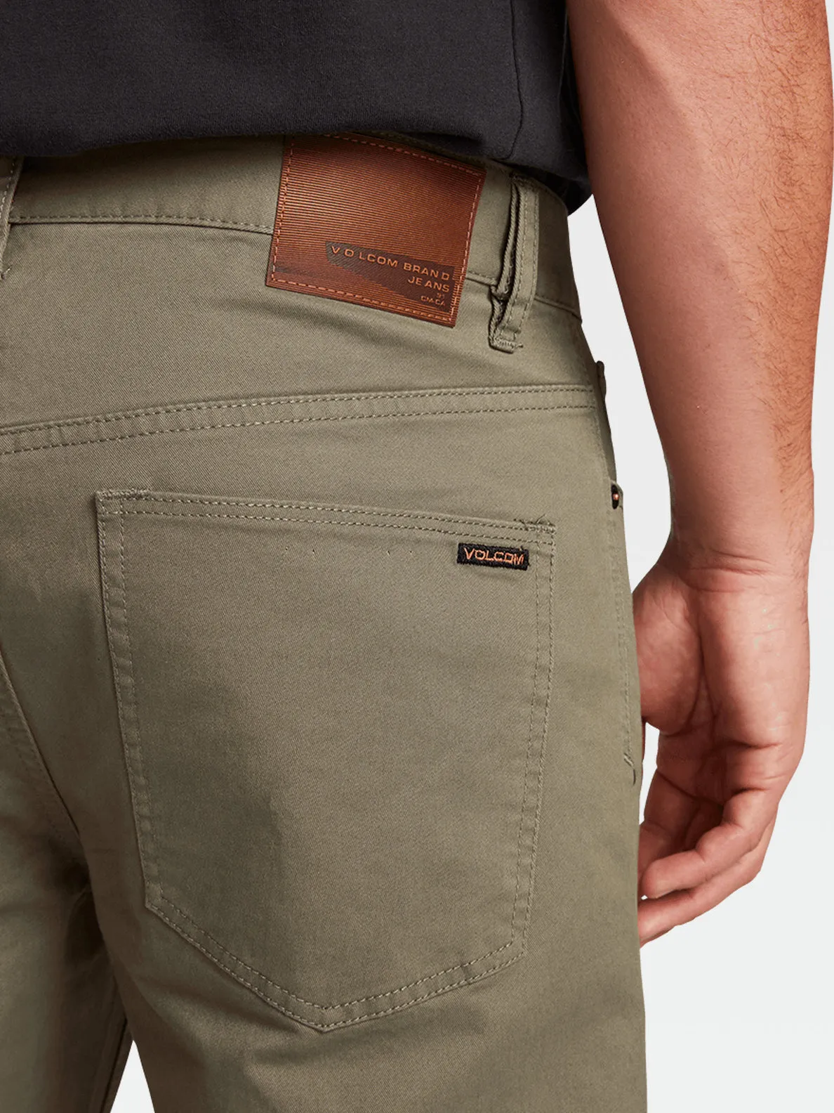 Volcom Solver Lite 5 Pocket pant - Army Green