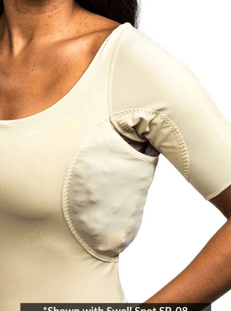 Wear Ease Axilla Compression T - Keep Chip Pads In Place With Pockets