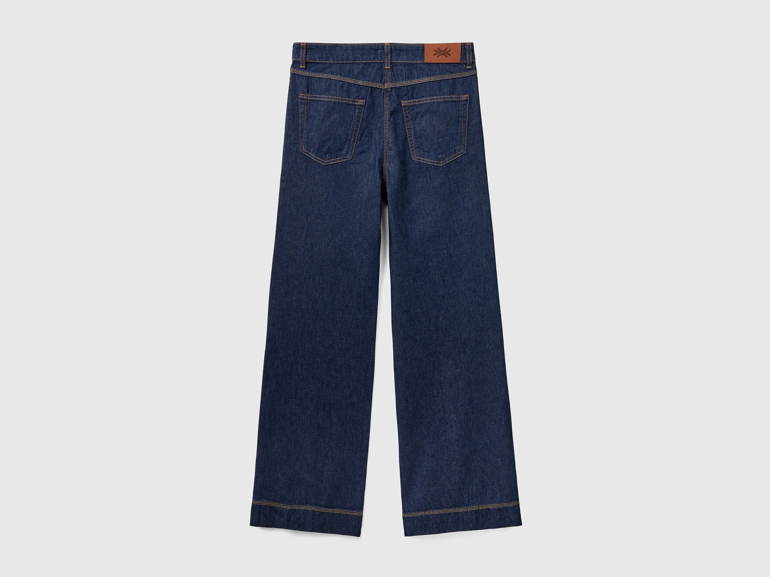 WIDE LEG JEANS TROUSERS