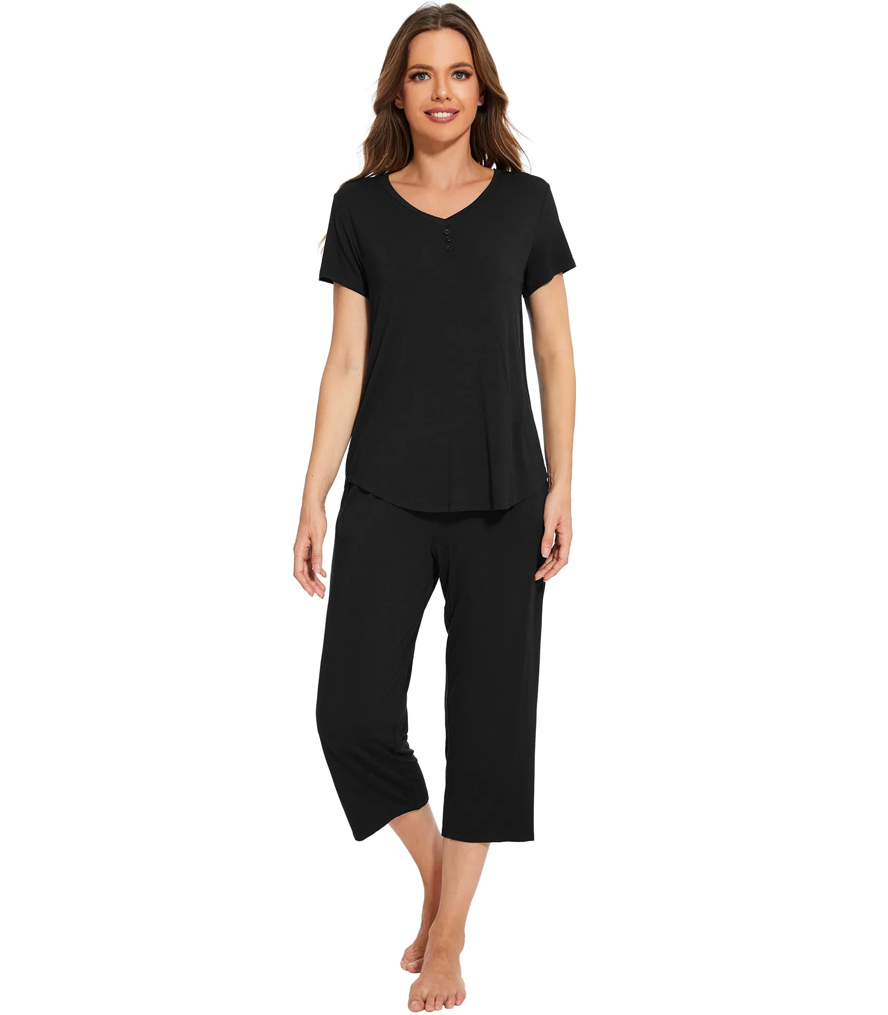 WiWi Women's Bamboo Pajama Set