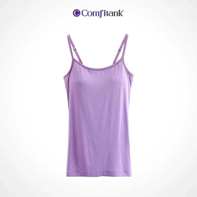 Women Tank Top with Built in Bra Camisole - Last day 75% OFF
