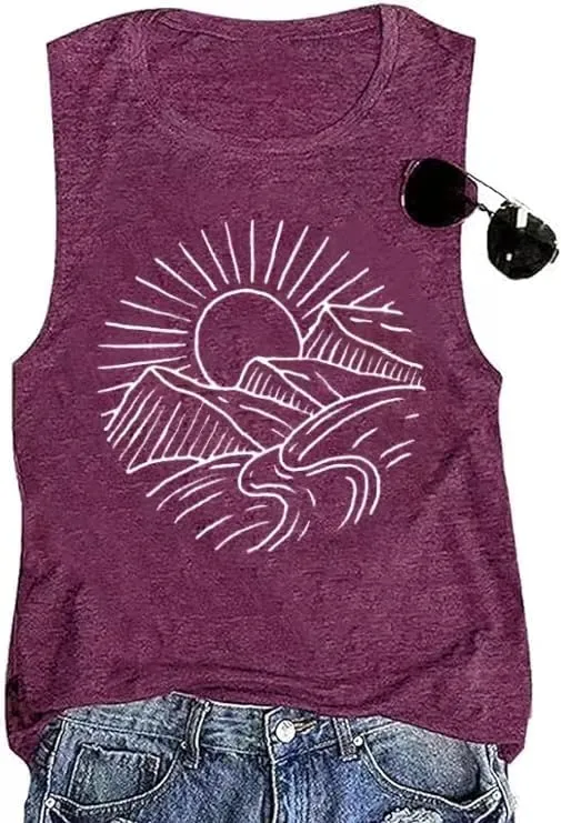 Womens Graphic Tees Funny Sayings Letter Print Casual Top Workout Basic Tunic Shirt