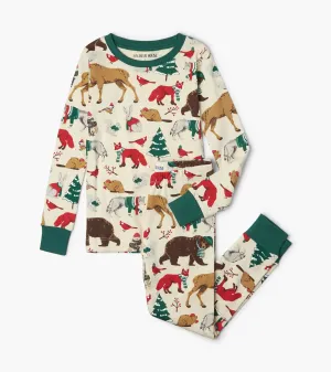 Woodland Winter Kids Pajamas