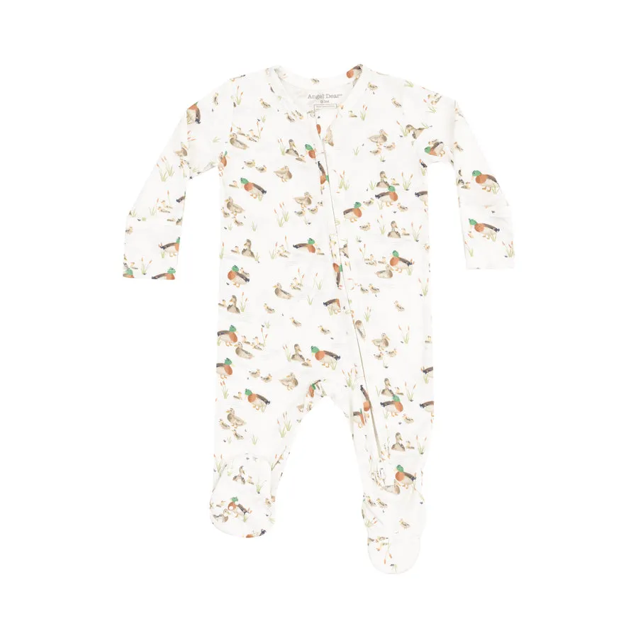 Zipper Footie | Duckling Family