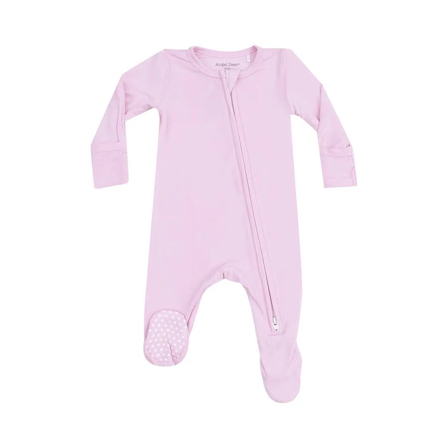 Zipper Footie | Nosegay Pink