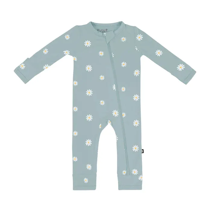 Zippered Romper in Daisy