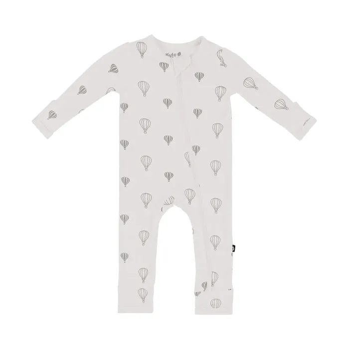 Zippered Romper in Hot Air Balloon